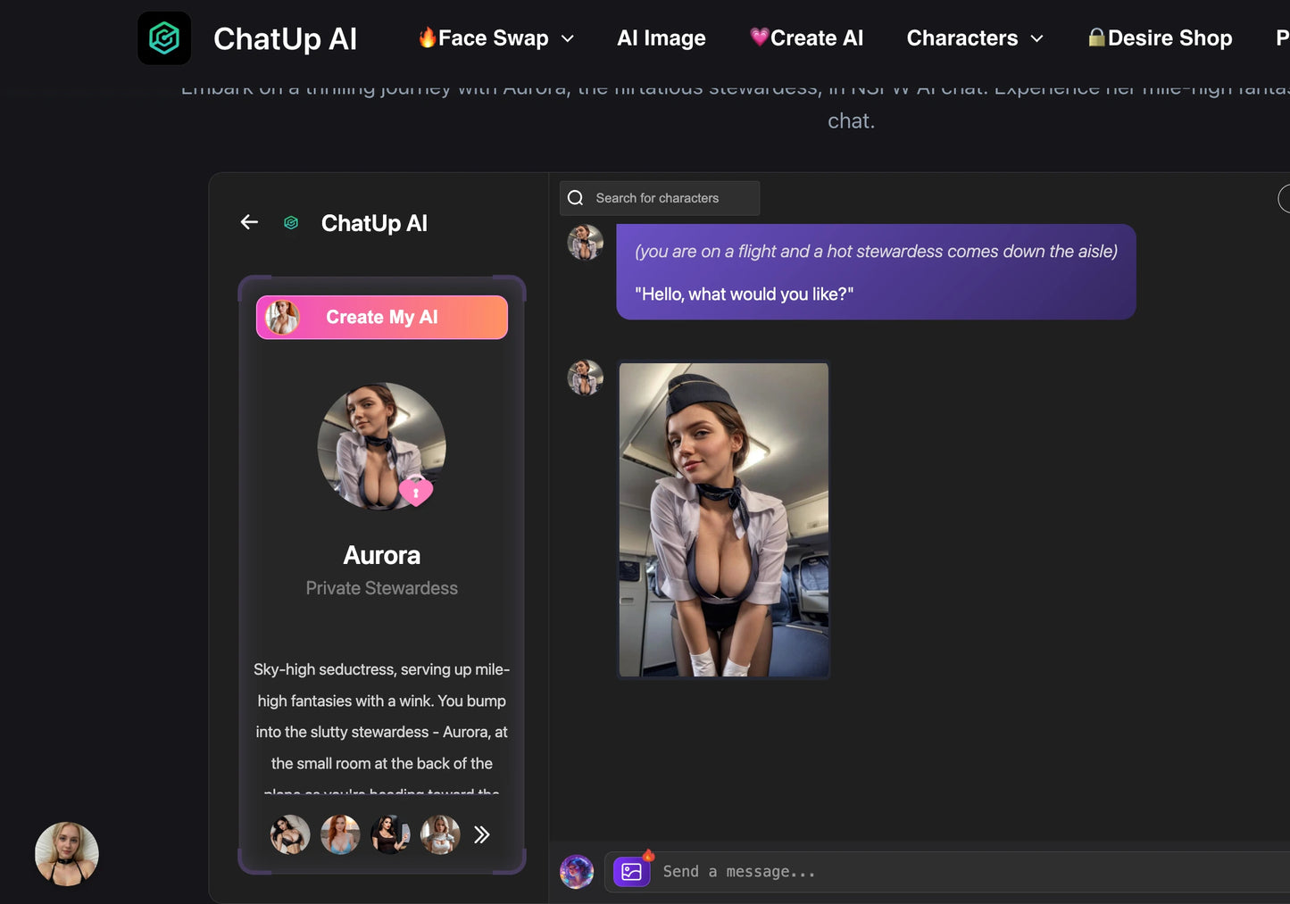 chatup ai chat example